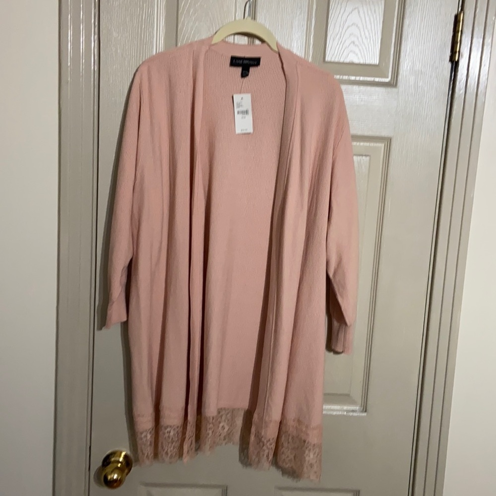 Peach cardigan